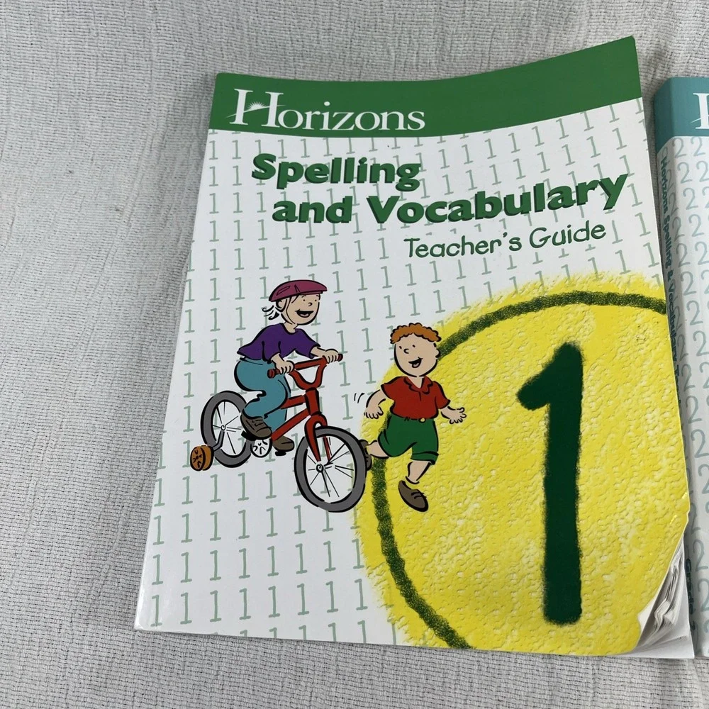 HORIZONS 1st & 2nd Grade Spelling And Vocabulary Teacher's Guide Homeschool NEW!